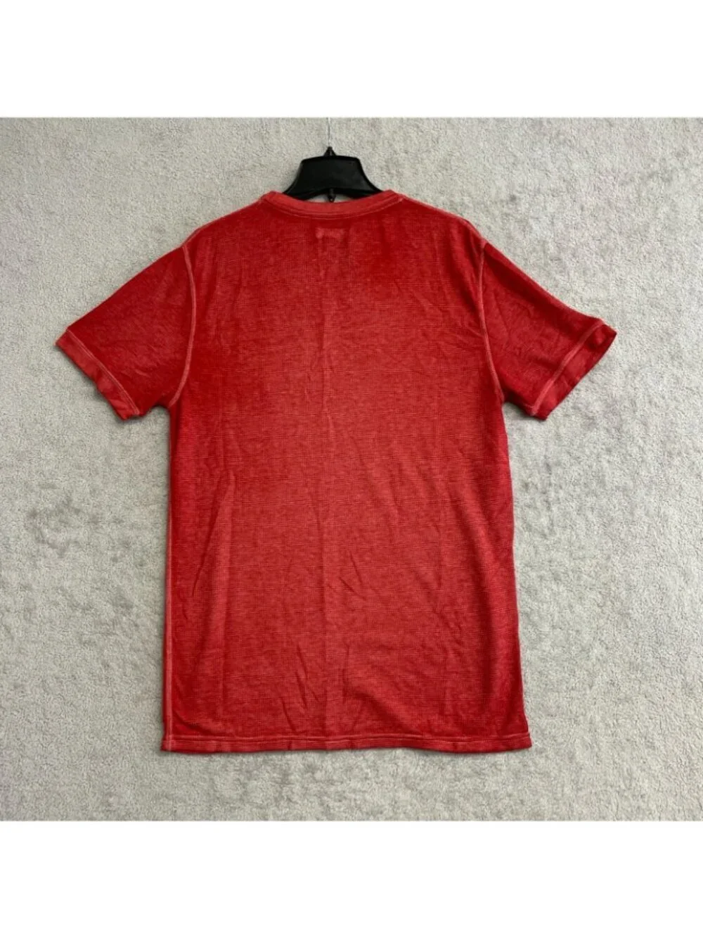 Polo Ralph Lauren Men's L Red Short-Sleeve Waffle T-Shirt P0434